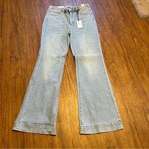 SOLD Judy Blue Jeans Wide Leg High Waist 13 31 light wash